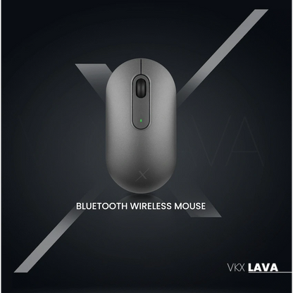 VolkanoX Lava Bluetooth Wireless Mouse - Gunmetal | VKX-204-GM
