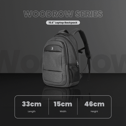 Volkano Woodrow 15.6" Laptop Backpack - Dark Grey | VK-7136-DGR