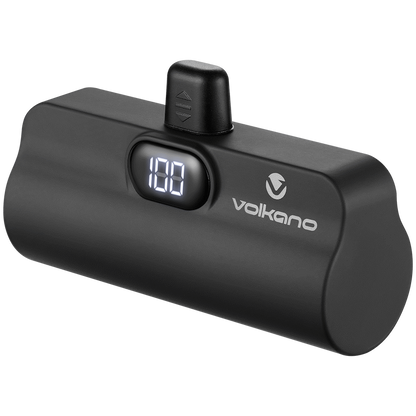 Volkano Relief Pro Power Bank - 5000mAh Type-C Direct Plug-In | VK-9027-BK[V2]