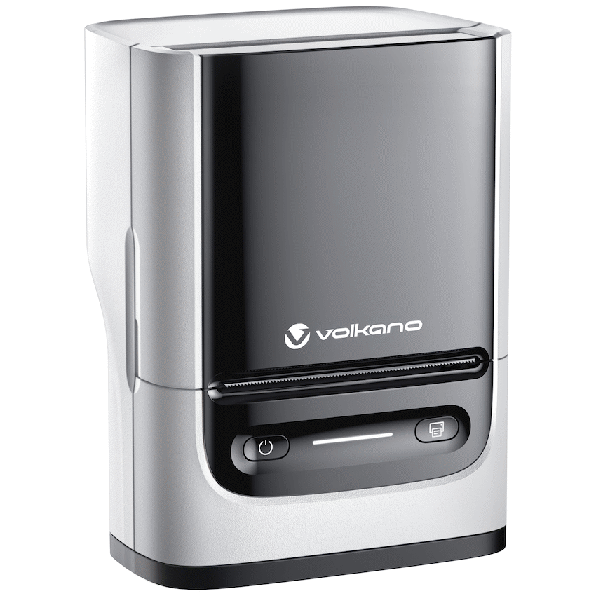 Volkano LabelPro Duo Series Thermal Dual Size Label Printer - Black and White | VK-10011-BWT