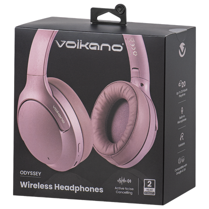 Volkano Odyssey ANC Bluetooth Wireless Headphone - Rose Gold | VK-2103-RG