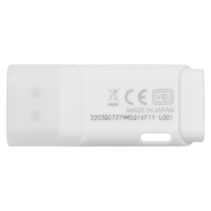 Kioxia TransMemory U301 32GB USB 3.2 Gen 1 Type-A Flash Drive (White) | LU301W032GG4