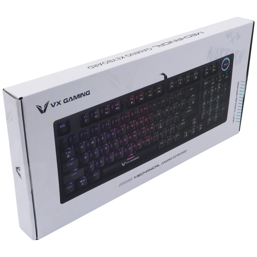 VX Gaming Warborn RGB TKL Mechanical Keyboard | VX-231-BK