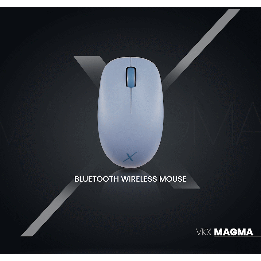 VolkanoX Magma Bluetooth Wireless Mouse - Blue Grey | VKX-201-BG