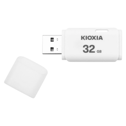 Kioxia TransMemory U202 32GB USB 2.0 Type-A Flash Drive (White) | LU202W032GG4
