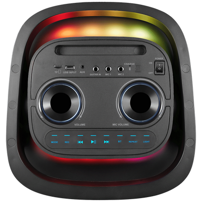 VolkanoX Paramount Series 8" Bluetooth Party Speaker - 80w | VK-3140-BK