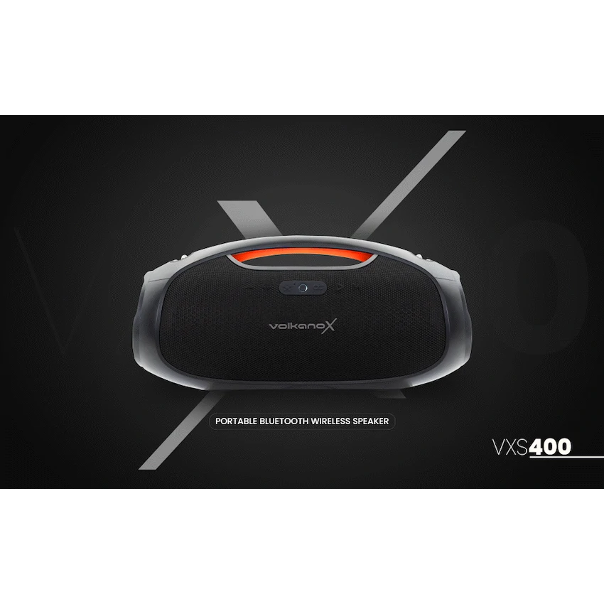 VolkanoX VXS400 Portable Bluetooth Speaker - Black | VKX-3005-BK