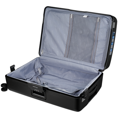 Travelwize Clipper PP 3Pc 4-Wheel Spinner Luggage Set Black | TW-9267-BK