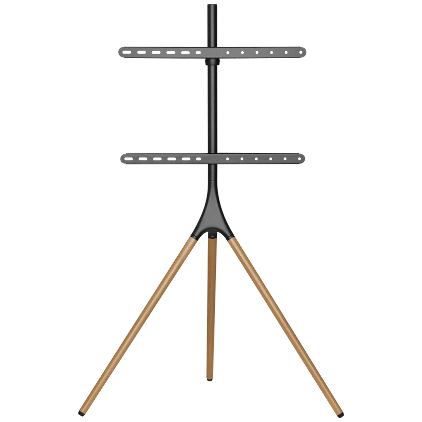 Volkano Steel series Fixed Easel TV Stand 45" - 65" TVs | VK-4042-BK