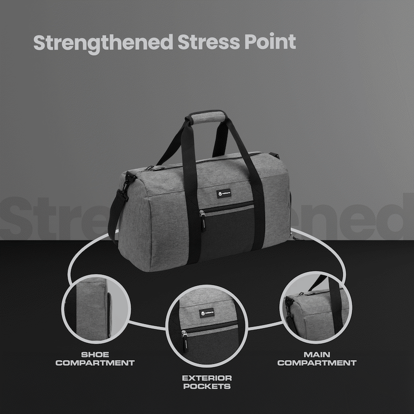 Volkano Vidal 35l Duffle - Grey | VK-9113-GR