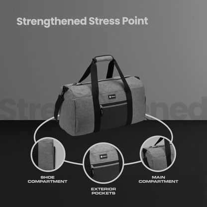 Volkano Vidal 35l Duffle - Grey | VK-9113-GR
