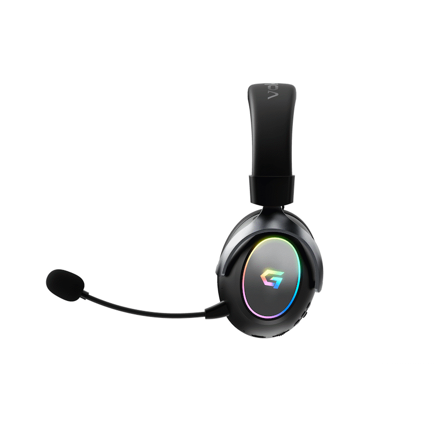 Volkano gaming Helm X1 Pro Wireless Gaming headphone with Tri-mode and ENC mic | VG-222-BK