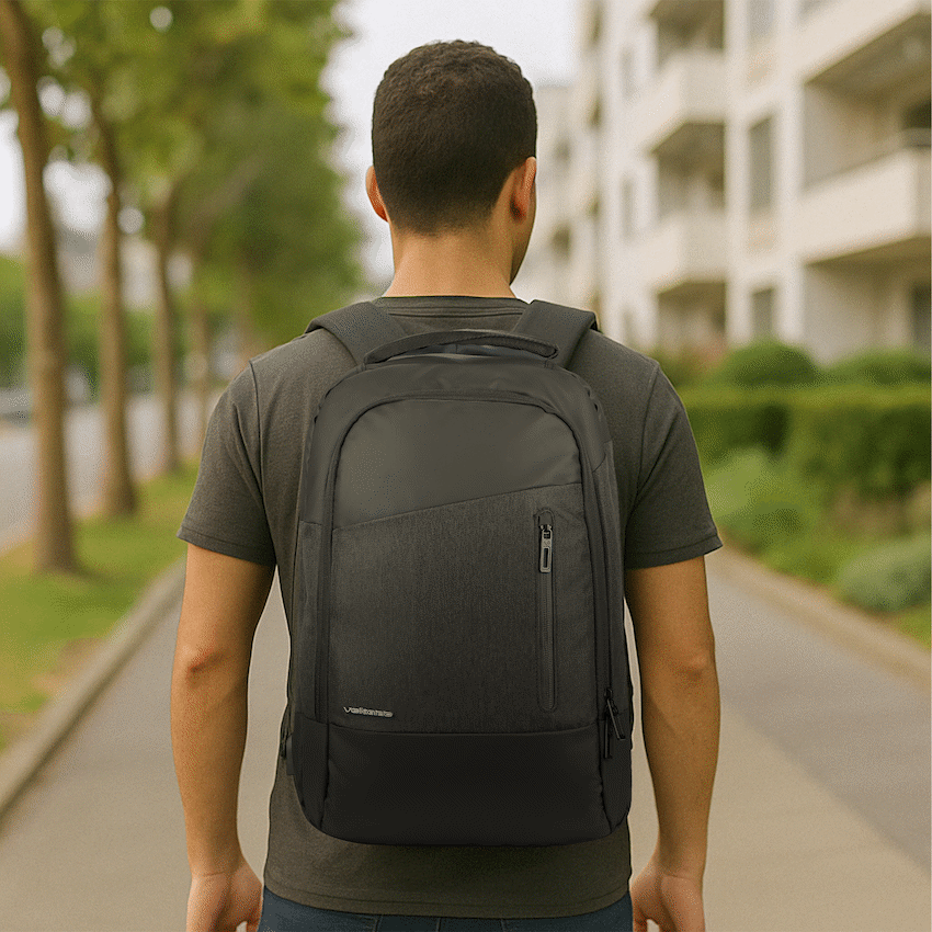 Volkano Refine 15.6" Laptop Backpack - Black/Charcoal | VK-7119-BKCH