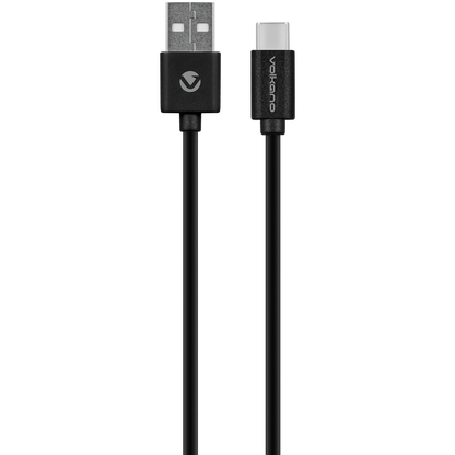 Volkano Volt-C Series Dual USB and USB-C Wall Charger with USB to USB-C Cable Included | VK-5002C-BK[V2]