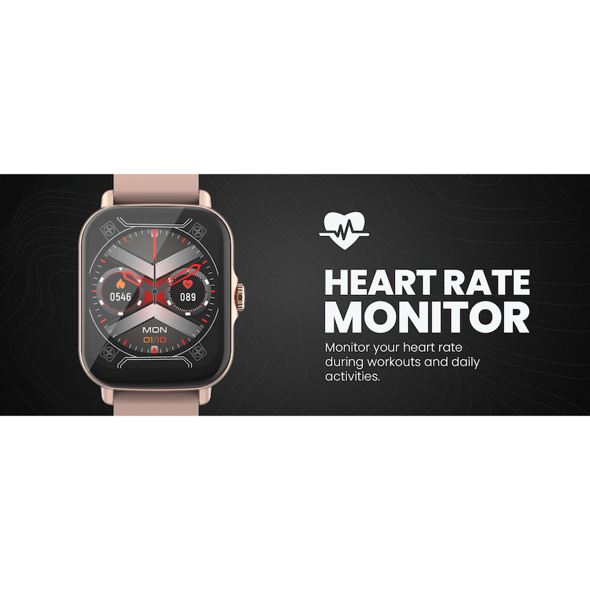 Volkano Active Tech Serene series Watch with heart rate monitor - Gold | VK-5072-GD[V2]