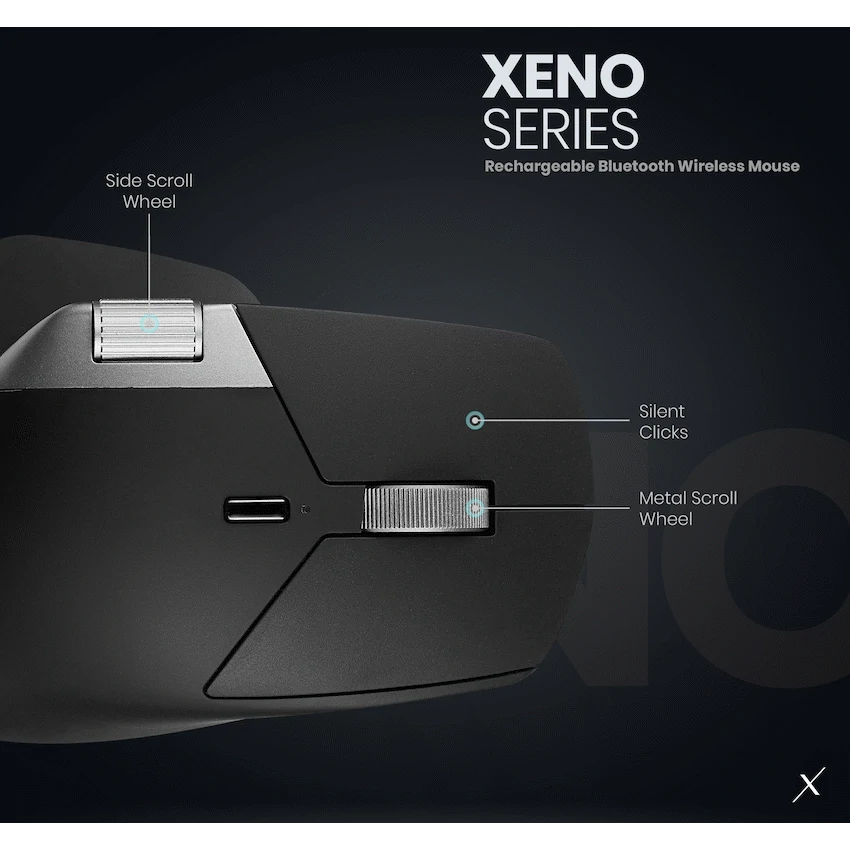 VolkanoX Xeno Series Bluetooth Wireless Mouse | VKX-214-BK