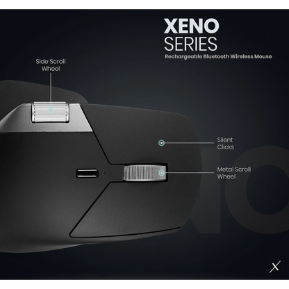 VolkanoX Xeno Series Bluetooth Wireless Mouse | VKX-214-BK