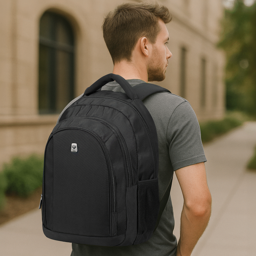 Volkano Stealth 15.6" Laptop Backpack - Black | VK-7004-BK