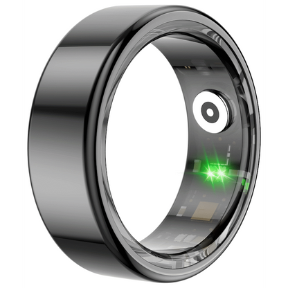 Volkano Ring Series Smart Ring with Charging Case - 19.1mm | VK-5098-LL-BK