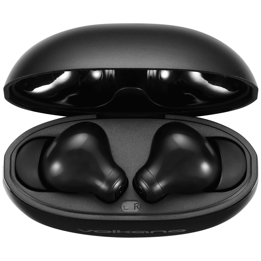 Volkano Pulse Series True Wireless Earphones with Charging Case - Black | VK-1164-BK