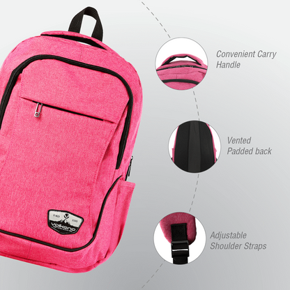 Volkano Victory Backpack - Pink Mel | VK-7038-PK