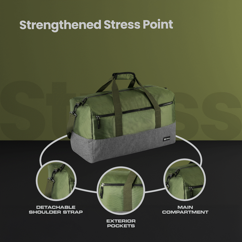 Volkano Corporal 43l Duffle - Khaki | VK-9122-KH
