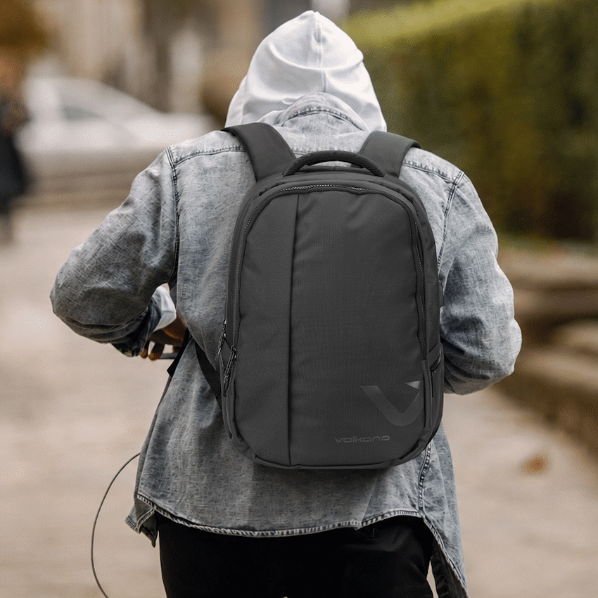 Volkano Midtown 15.6" Laptop Backpack - Black | VK-7151-BK