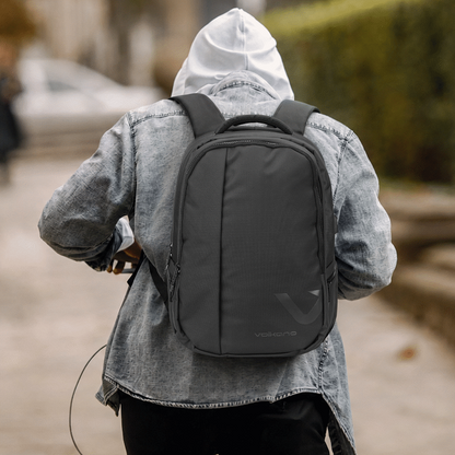 Volkano Midtown 15.6" Laptop Backpack - Black | VK-7151-BK