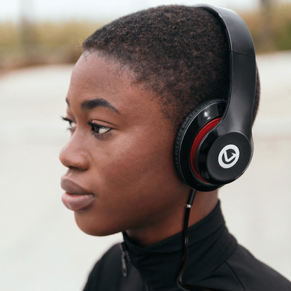 Volkano Falcon Headphones with Microphone - Black | VB-VF401-B