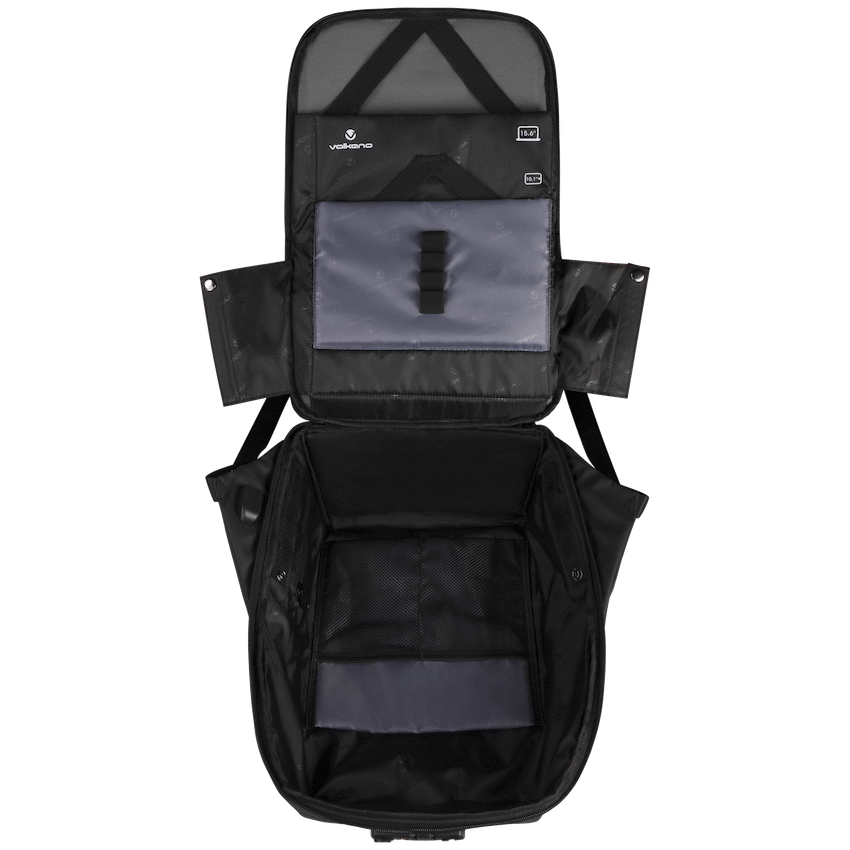 Volkano Smart Deux Laptop Backpack - Black/Charcoal | VK-7081-BKCH