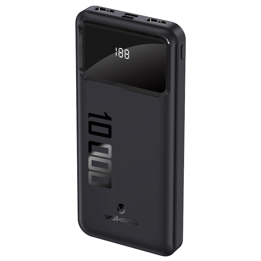 Volkano Punch Series 10000mah Power Bank | VK-9021-BK