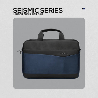 Volkano Seismic 15.6" Laptop Shoulder Bag Blk/Nvy | VK-9180-BKNV