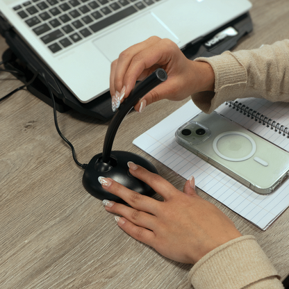 Volkano Stream Desk Series USB Microphone | VK-6504-BK