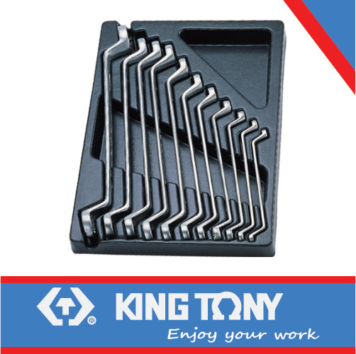 KING TONY SPANNER SET DOUBLE RING 6 32MM 11PC | 9 1711MR