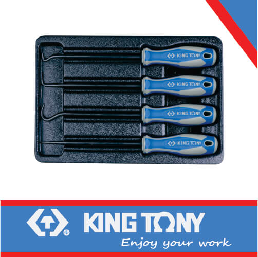 KING TONY PICK AND HOOK SET 4PC | 9 30904AY