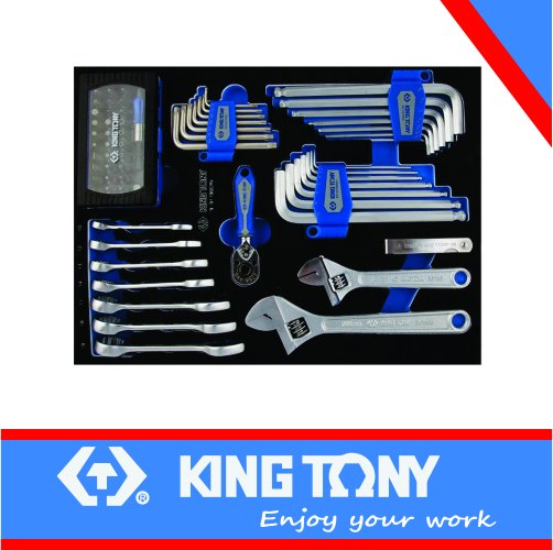 KING TONY COMBINATION TOOL SET 90PC | 9 91190CRV