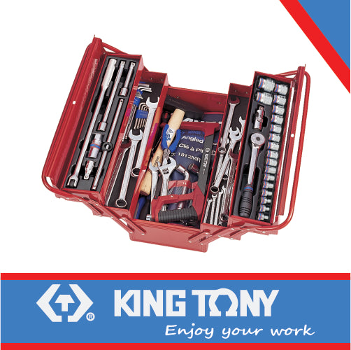 KING TONY TOOL BOX SET MECHANICS 88PC | 902 089MR