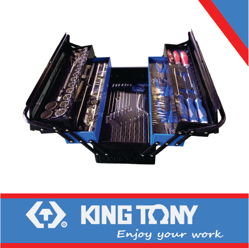 KING TONY TOOL BOX SET MECHANICS 62PC | 902062MR09