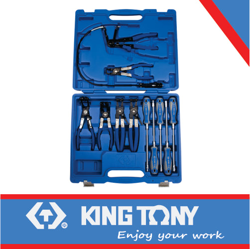 KING TONY HOSE CLAMP PLIERS SET 11PC | 9AA01