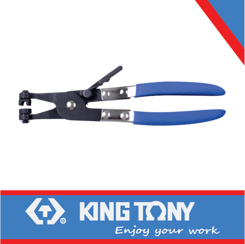 KING TONY FLAT BAND HOSE CLAMP PLIERS | 9AA16