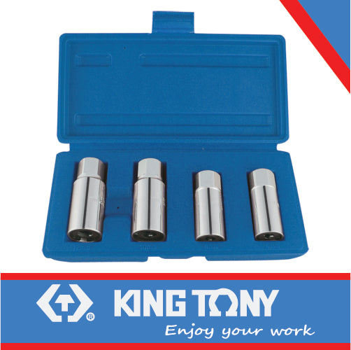 KING TONY STUD EXTRACTOR SET M6   M12 4PC | 9TD014MR