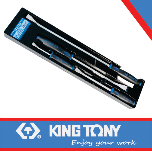 KING TONY PRY BAR SET 4PC | 9TK014