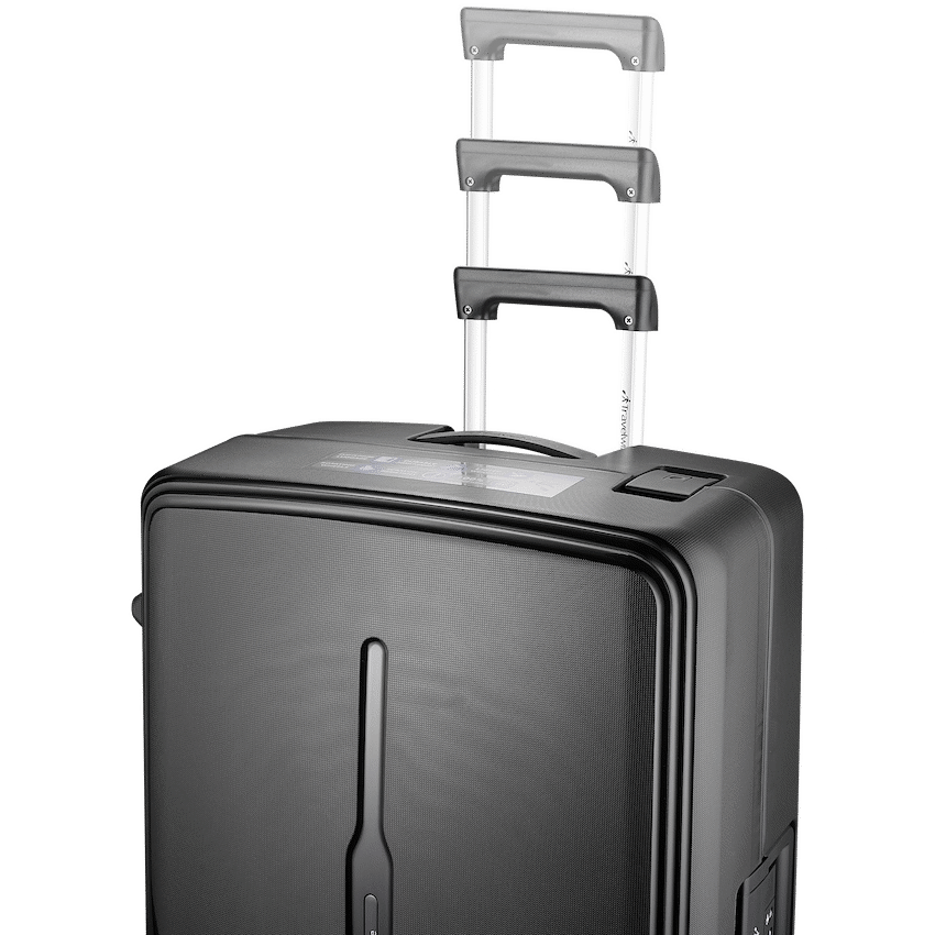 Travelwize Clipper PP 3Pc 4-Wheel Spinner Luggage Set Black | TW-9267-BK