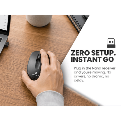 Volkano Focus Series Wireless Mouse | VK-20194-BK