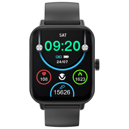 Volkano Chroma Series Smartwatch with Black Strap | VK-5088-BK