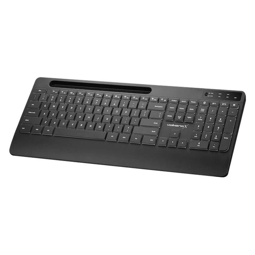 VolkanoX Gem Bluetooth Wireless Keyboard and Mouse - Black | VKX-20237-BK