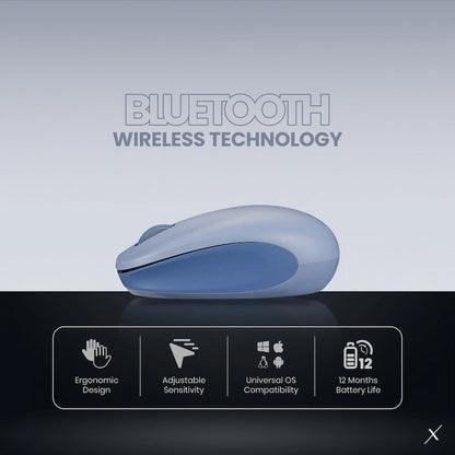 VolkanoX Magma Bluetooth Wireless Mouse - Blue Grey | VKX-201-BG