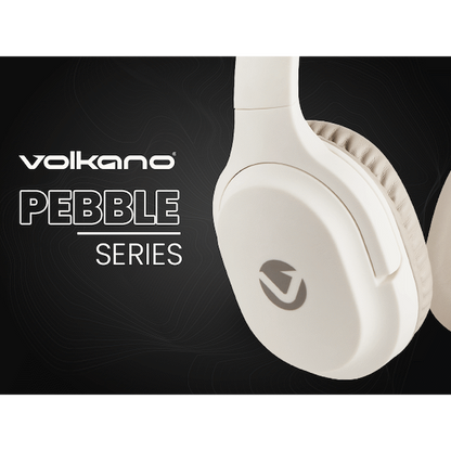 Volkano Pebble Series Bluetooth Headphones - Khaki | VK-2023-KH