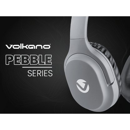 Volkano Pebble Series Bluetooth Headphones - Dark Grey | VK-2023-DG