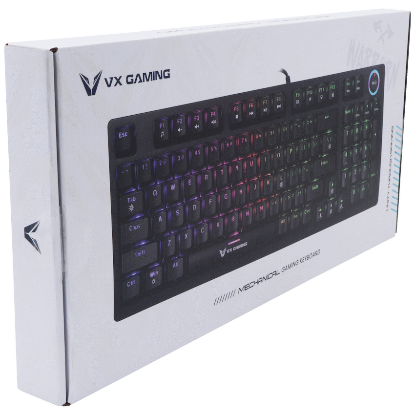 VX Gaming Warborn RGB TKL Mechanical Keyboard | VX-231-BK